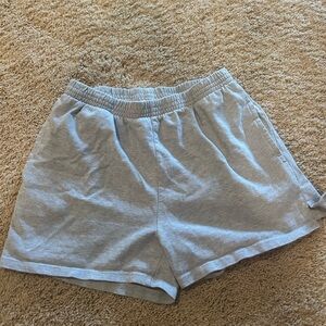 Brandy Melville Gray Athletic Shorts Elastic Waistband Lightweight